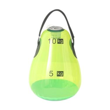 Imagem de Dynwave Kettlebell cheio de água peso esportivo multiuso ajustável portátil equipamentos de fitness para casa ginásio doméstico para mulheres, Verde 5kg