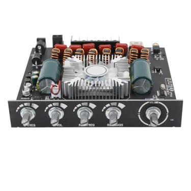 Imagem de Placa Amplificadora Bluetooth, Módulo Amplificador de Potência deBluetooth de 2.1 Canais Com Chip TPA3255 de Agudos e Graves 220Wx2 350W, Receptor dede Placa Amplificadora Com