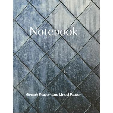 Imagem de Graph Paper Notebook: Project Workbook with 240 Numbered Pages Quad Ruled 5 x 5 Graph Paper and Lined Paper | 8.5" x 11" | PLUS Contacts Pages | For Ideas, Notes, Sketches