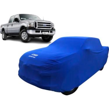 Imagem de Capa Automotiva Tecido Camionete Ford F250 Cabine Dupla (Azul)