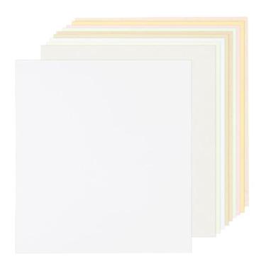 Imagem de Rebower 20 folhas de papel pergaminho envelhecido 90 g/m², folha de papel vintage, [para certificado, convite, envelope] - 21 x 28 cm / 10 cores sortidas