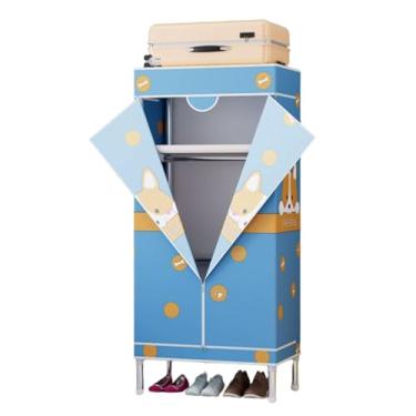 Imagem de Guarda-roupa Armário espaçoso portátil, guarda-roupa para casa, corpo inteiro, tecido, guarda-roupa temporário para quarto armário