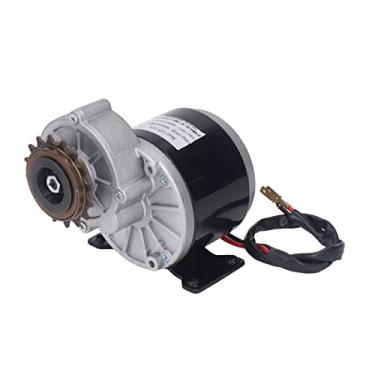 Imagem de Motor Elétrico de Redução de Engrenagem, 24v 500w DC Motor Escovado para Bicicleta Elétrica Motor de Torque de Desaceleração de Dois Estágios Roda Dentada de 16 Dentes para