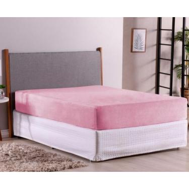 Imagem de Lençol Casal Queen De Plush Com Elástico Avulso Cores - Bell Enxovais,
