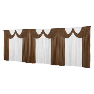 Imagem de Cortina Paris Malha Gel Enfeite Igreja Festas  9 metros - Dennis Confe