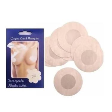 Imagem de  Protetor Mamilo Adesivo Tapa Bico Aureola 5 Pares - Bc Bora Colega Sh