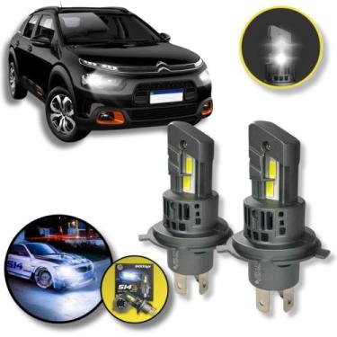 Imagem de Lâmpadas Super Led S14x Farol Alto Baixo H4/H19 Citroen Cactus - Shock
