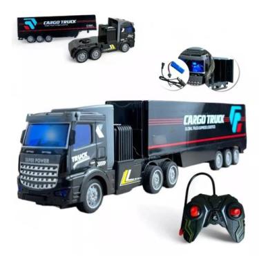 Imagem de Brinquedo Caminhão Carreta Recarregável Truck Controle Remoto - Toys