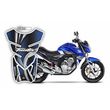 Imagem de Adesivo Protetor Tanque Moto Cb 250 Twister Resinado H550 - Resitank