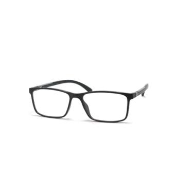 Imagem de Óculos Armação Masculino Com Lentes Sem Grau Jc-1024 Cor: Preto-Cinza
