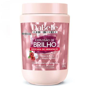 Imagem de Máscara de Hidratação DaBelle Explosão de Brilho Pérolas de Caviar e Vinagre de Maçã Hair Intense 800g