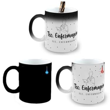 Imagem de Caneca Mágica Porcelana Presente Minimalista Tec. Enfermagem