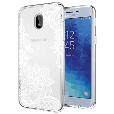 Imagem de Capa para celular Galaxy J7 Refine/Galaxy J7 2018/Galaxy J7 Star, sidande à prova de choque, floral, macia, flexível, flexível, fina, para Samsung Galaxy J7 (J737) 2018 (Mandala)