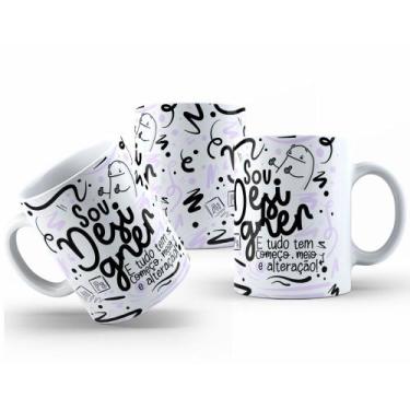 Imagem de Caneca Personalizada 325ml Meme Flork Profissões Engraçadas - Mecolour