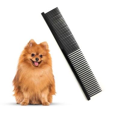 Imagem de Pente Pet Profissional Metal Revestido P/ Cachorro Chalesco