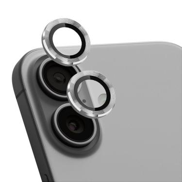 Imagem de Protetor de lente One Armor para iPhone 16 Plus - Prata - Gshield