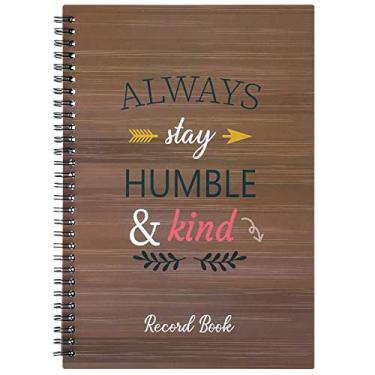 Imagem de Caderno de registro de professores multicolorido, Home Sweet Classroom, 17 x 26 cm, livro de registros Always Stay Humble Kind Lista de alunos lembretes mensais Registre Tabela de notas Presentes para professores alunos Classe