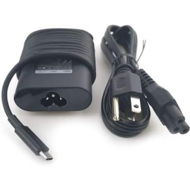 Imagem de 5V/20V-2A/2.25A USB Type C (USB-C) AC Power Adapter Charger Compatible for Dell XPS 13 9365 9370 9380,Latitude 7275 7370 5175 5285 5290-2in1 7390-2in1,LA45NM150,0HDCY5