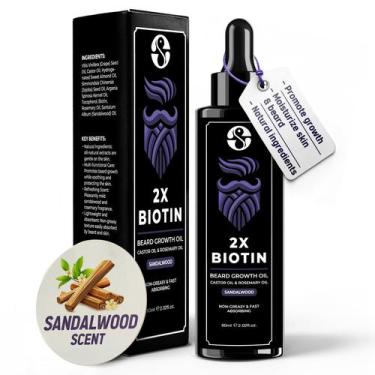 Imagem de Óleo de Crescimento de Barba Cocosy 2X - 60ml com Biotina e Sândalo