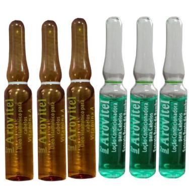 Imagem de Extrato de Broto De Bambu + Vitamina A 2ml (5 de cada) - Arovitel