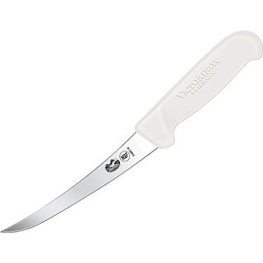Imagem de Faca para Desossa Lamina Curva Fibrox, Branco, 15 cm, Victorinox