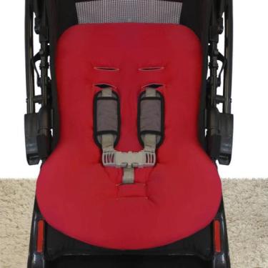Imagem de Capa para Carrinho de Bebe - Laura Baby, Vermelho
