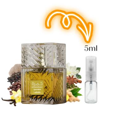 Imagem de Decant Khamrah Qahwa 5ml - Lattafa - EAU De Parfum | Katia Almeida