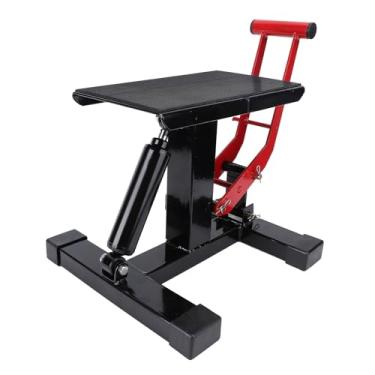 Imagem de Stand de Elevação de Bicicleta Suja, Ajustável 330 Libras Capacidade de Motocicleta de Bicicleta Sujeira Stand Hidráulica Stand Jacict de Motocicleta Elevador de Moto Suporte