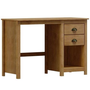 Imagem de Mesa Escrivaninha Madeira Maciça 110 Cm 9138 Freijo Milani Store