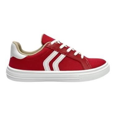 Imagem de Tênis Moleca Feminino Casual Lona 5796.106 Vermelho