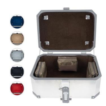 Imagem de Forração Baú Givi Monokey OBKN58 Premium 58 Litros - Jaspe Ateliê, Mar