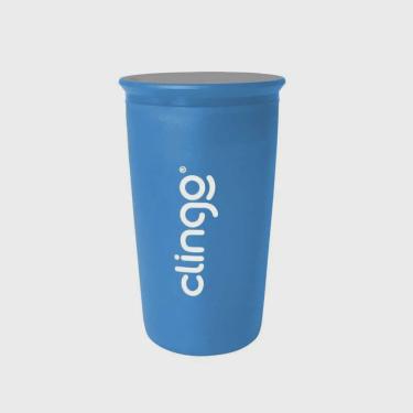 Imagem de Copo Infantil Mágico 360 Anti Vazamento Colors Azul Clingo
