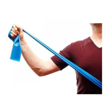 Imagem de Kit 3 Faixas Elásticas Thera Band Fisioterapia Pilates