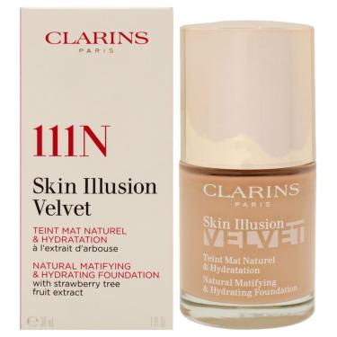 Imagem de Fundação Clarins Skin Illusion 111N Auburn 30ml para mulheres