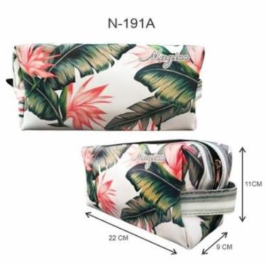 Imagem de Necessaire Tropical Feminina Folhas, Magicc-Feminino