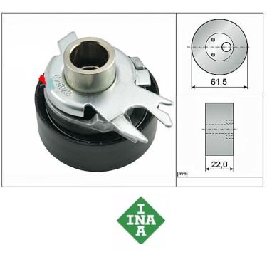 Imagem de Tensor correia dentada A3 crossfox fox gol golf kombi parati polo spacefox 5310525300