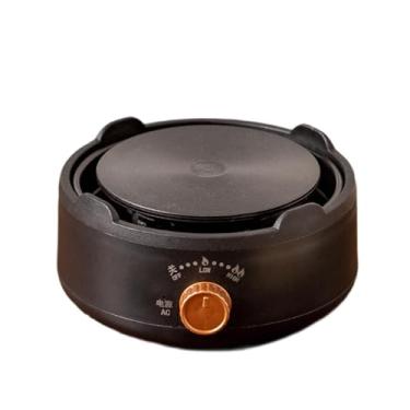 Imagem de Bothyi Mini prato quente, fogão elétrico de fogão versátil de cozinha portátil portátil para home piqueniz, Preto