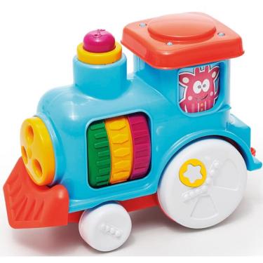 Imagem de Brinquedo Infantil Anima trem Tateti 3032 Azul