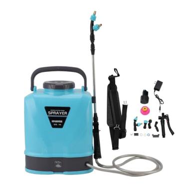 Imagem de Pulverizador de Mochila Alimentado por Bateria, Pulverizador Elétrico Agrícola Ajustável Com 5 Bocais para Limpeza de Pulverização de Ervas Daninhas (Regras dos EUA 10L)