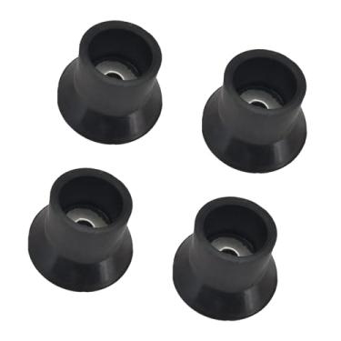 Imagem de Vaveren 4pcs Trampoline Foot Pads Protetores do piso Dicas de pernas impedem a substituição de ruído anti deslize tampas de tubo de aço de salto tampo da cama, L