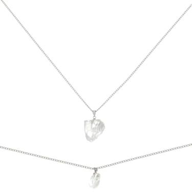 Imagem de Tornozeleira + colar pingente pedra natural Cristal