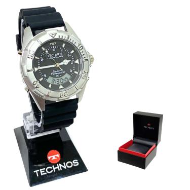 Imagem de Relógio Technos Masculino Anadigi Skydiver Professional WT2050AS/2P