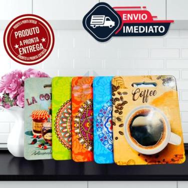 Imagem de Descanso de Panela em Cerâmica Decorativa 20x15cm  Proteção e Estilo p