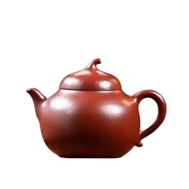 Imagem de Bule de chá de argila roxa de 170 ml, acessórios de chá de argila roxa feitos à mão, conjunto de chá com filtro doméstico, suprimentos para cerimônia de chá chinesa, infusor de chá solto