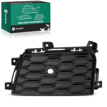 Imagem de YHTAUTO Moldura de farol de neblina serve para Jeep Grand Cherokee L WL 2021-2024, modelo adequado sem ganchos de reboque com sistema avançado de assistência de parque, capa de farol de neblina de