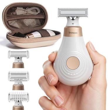 Imagem de Aparador elétrico Trimcoo para mulheres que cuidam dos pelos pubianos