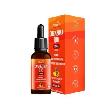 Imagem de Coenzima Q10 200MG Vitamina E Sabor Frutas Amarelas Bigens