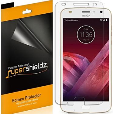 Imagem de Supershieldz (Pacote com 6) Protetor de tela projetado para Motorola Moto Z2 Play, escudo transparente de alta definição (PET)