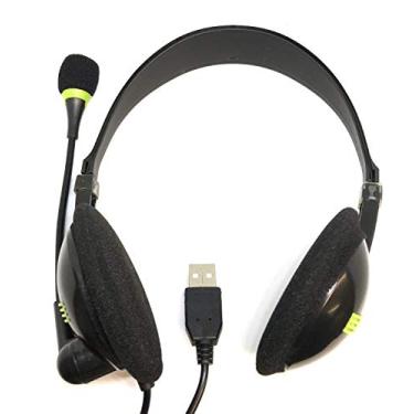 Imagem de TFD Supplies Wholesale Stereo USB Headphones with Microphone for Gaming, Students, and More