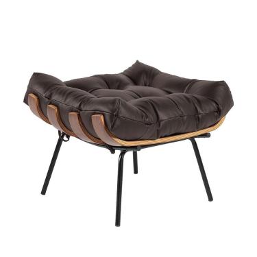 Imagem de Puff Costela Sala E Escritório Corino Preto